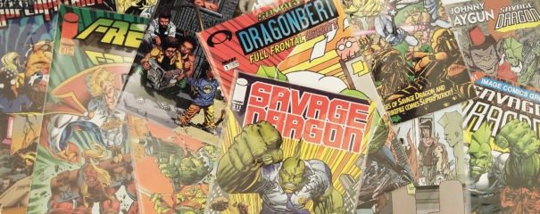 Selection of Savage Dragon comics