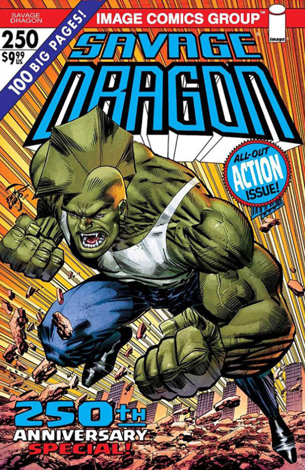 Cover Savage Dragon Vol.2 #250 Second Printing